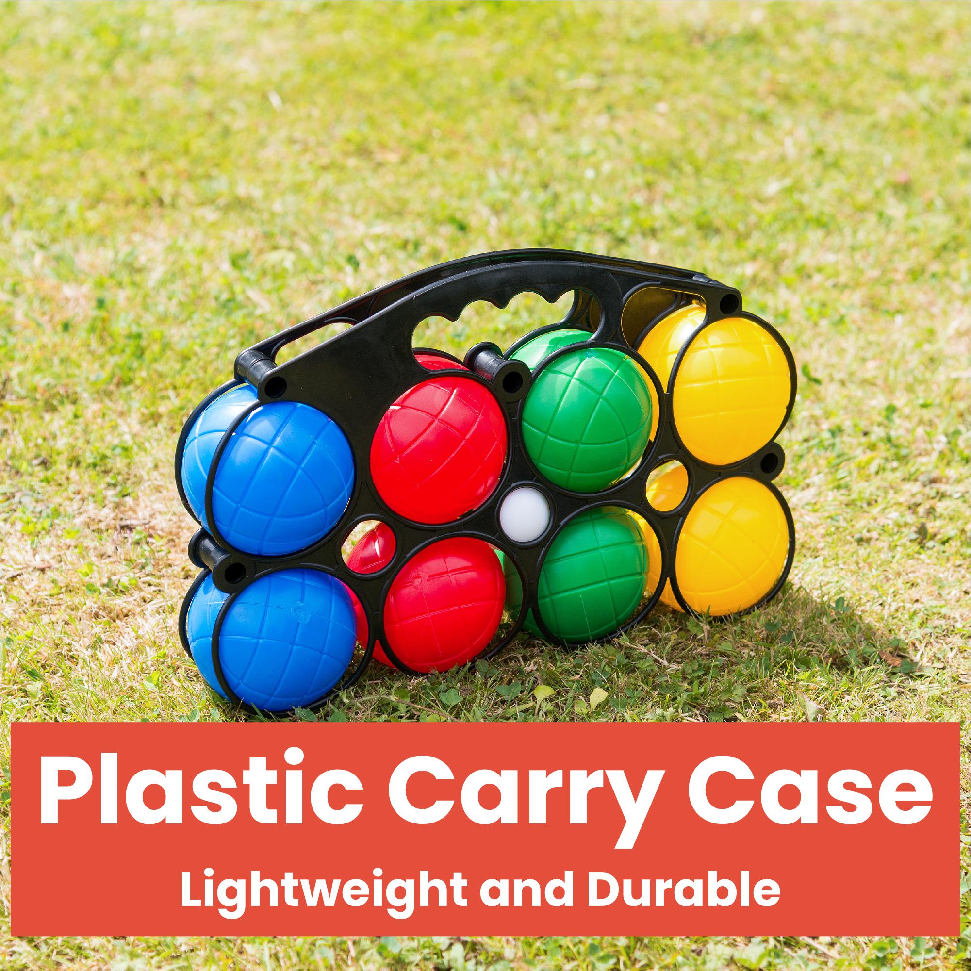 plastic case for boules game