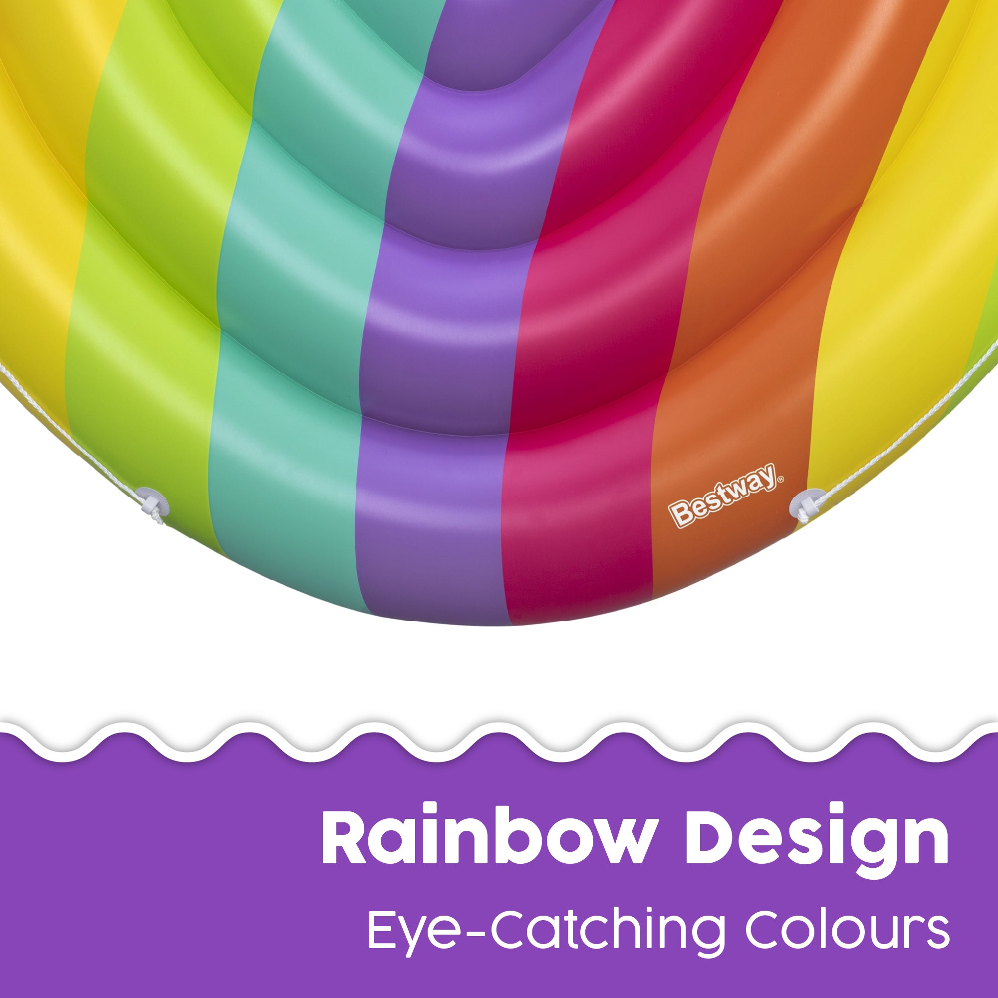 rainbow pool float for adults