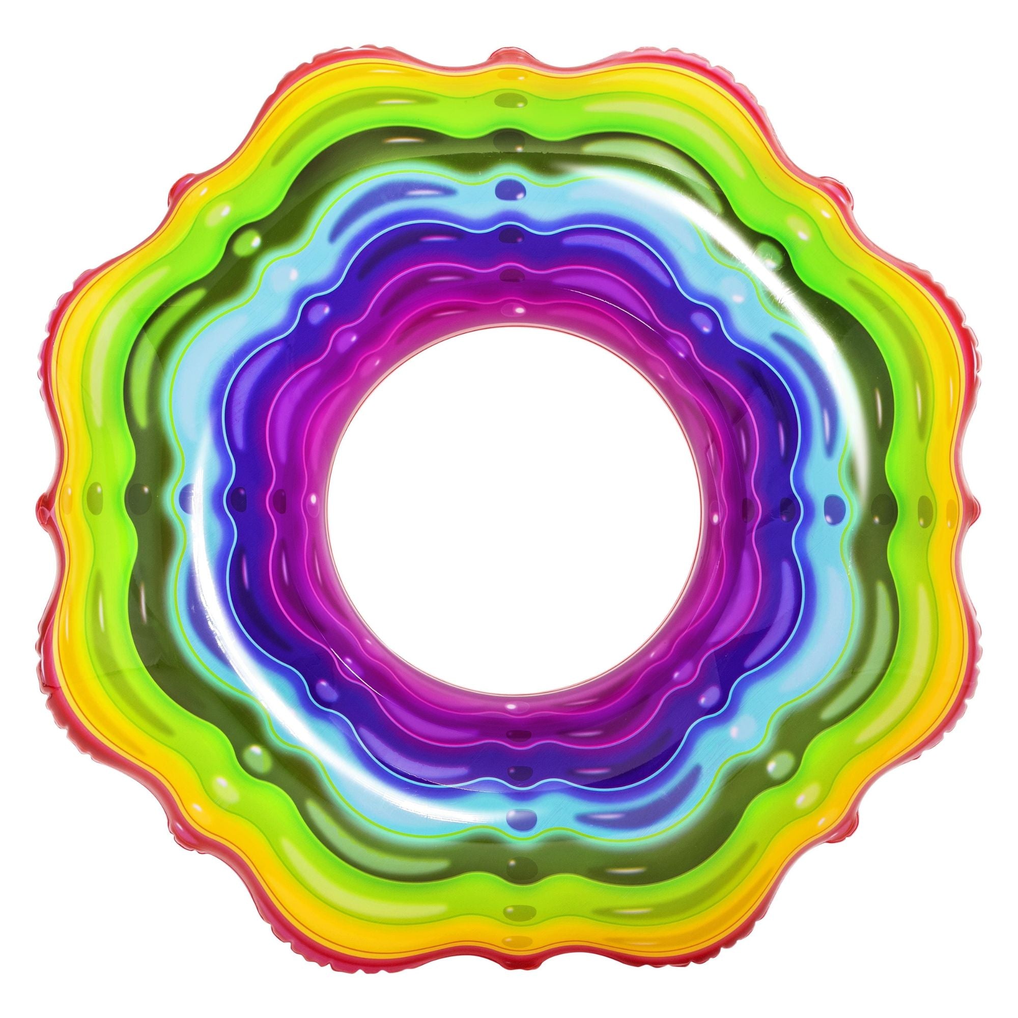 rainbow swim ring