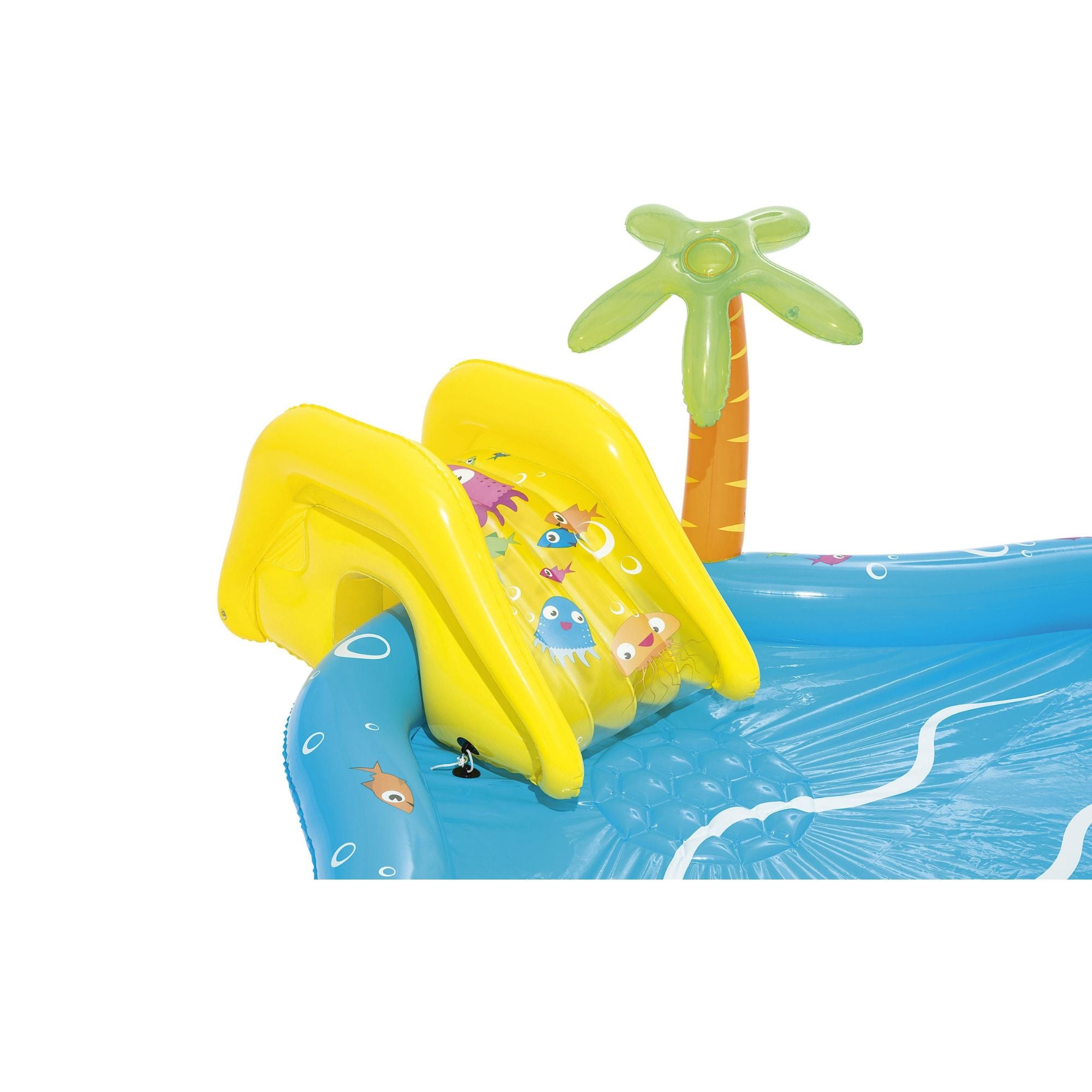 paddling pool with slide 