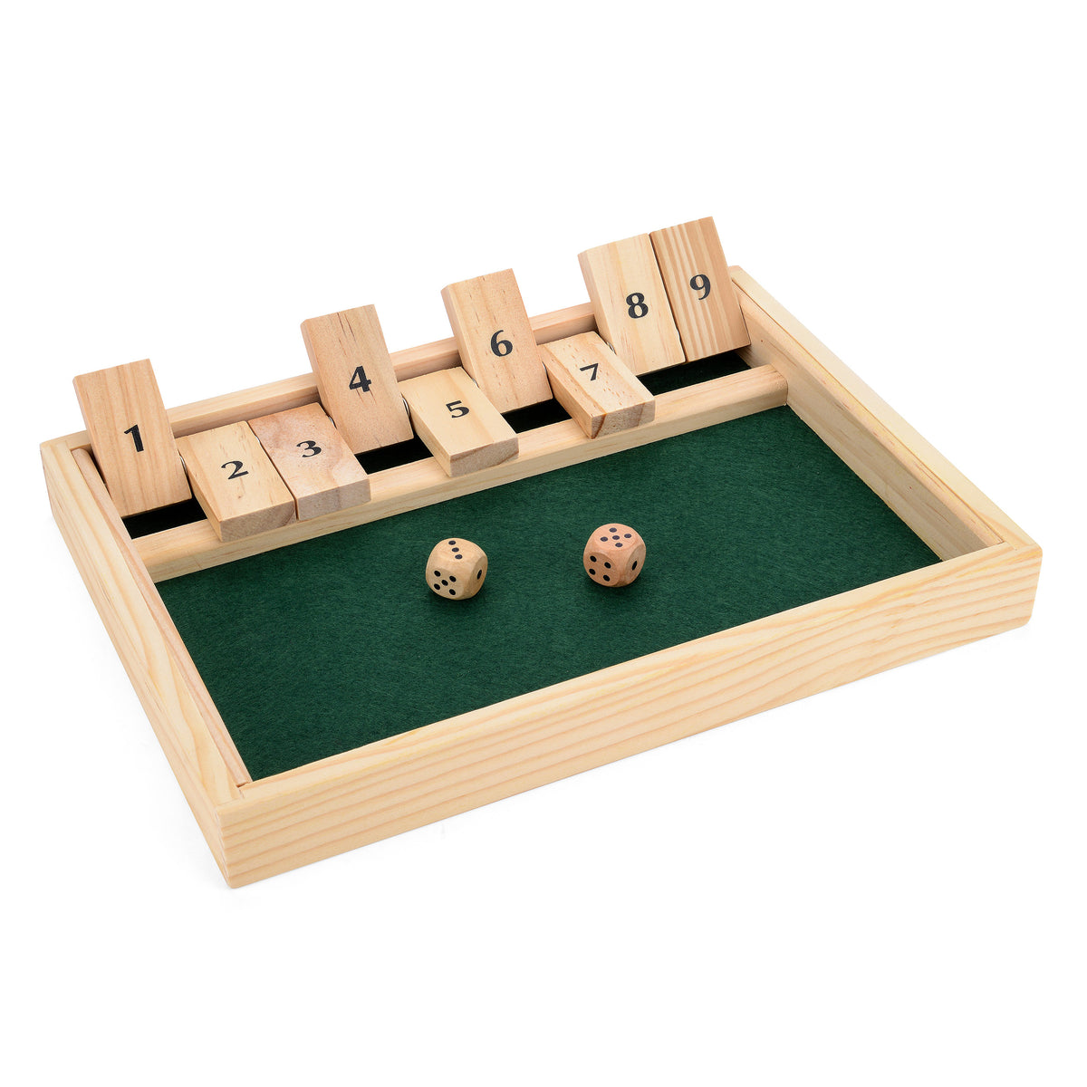 Philos Shut The Box Gioco In Legno Per 2 Giocatori – 12 Numeri Con 4 Dadi, Gioco Da Tavolo Tradizionale Tedesco - 2