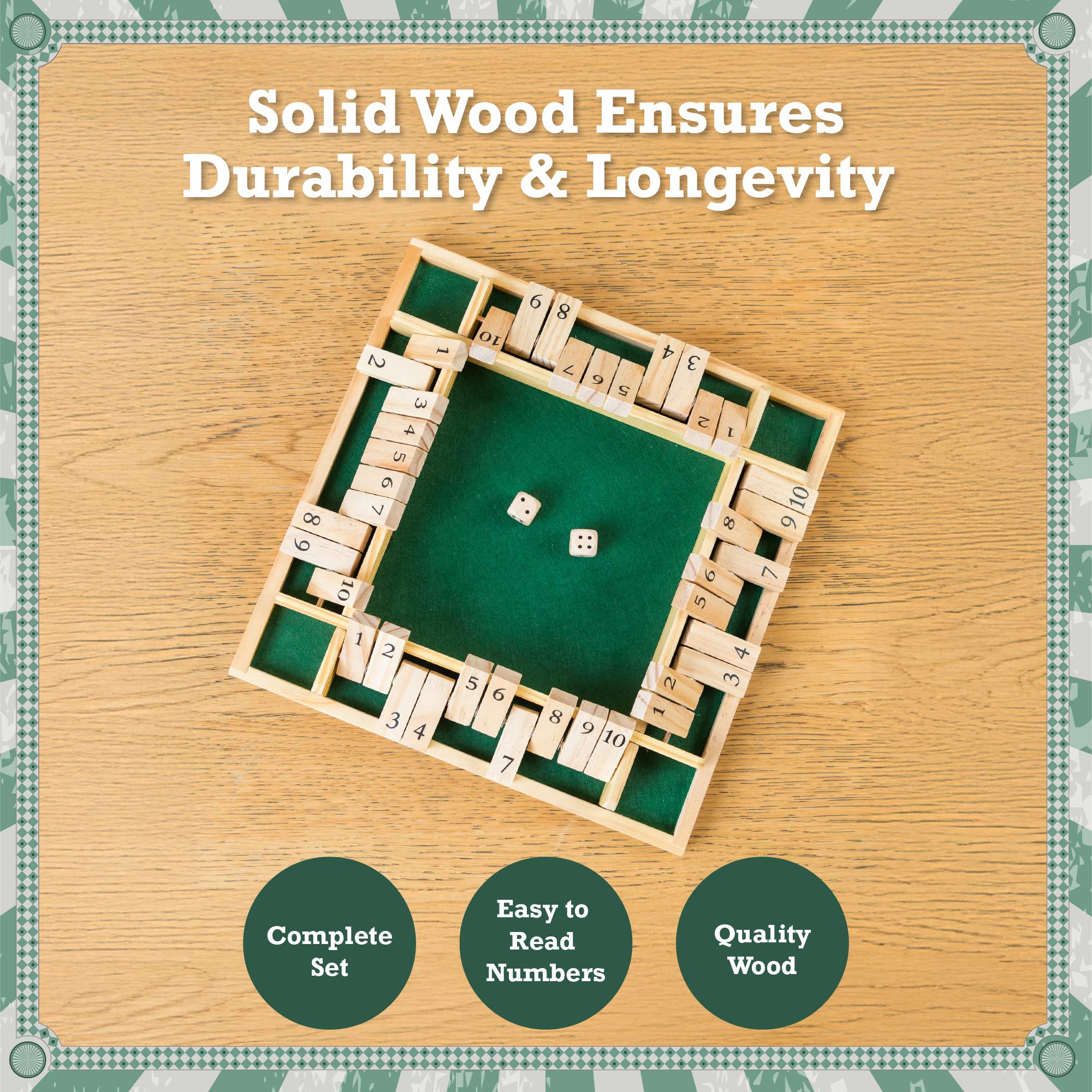 shut the box game 4 player