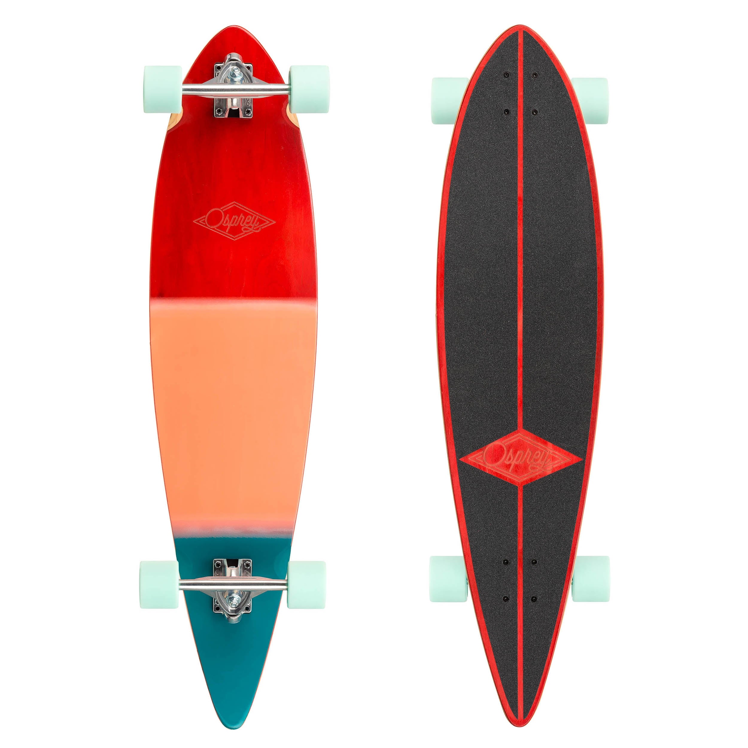 Toyrific wood gradient longboard