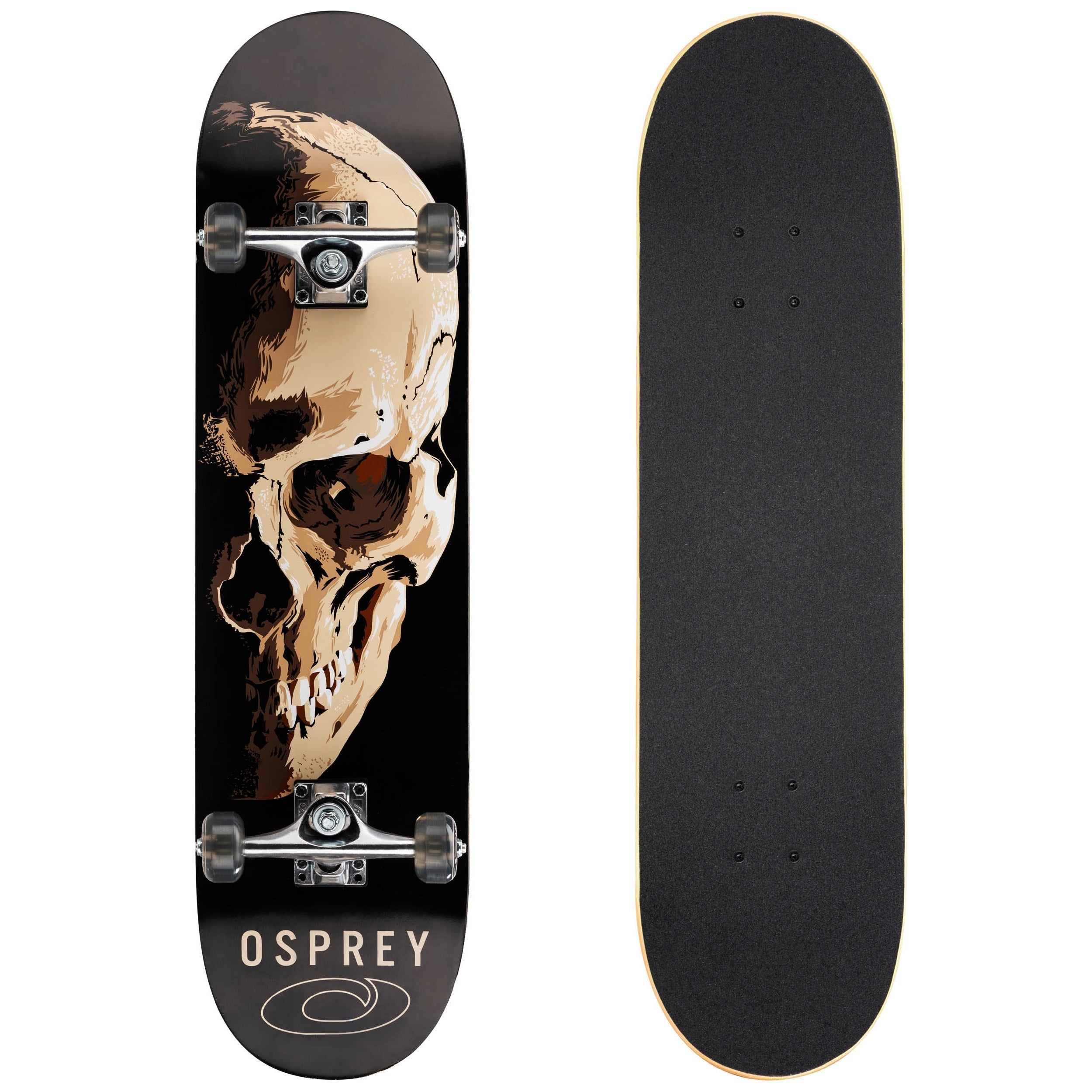 Toyrific skull design skateboard