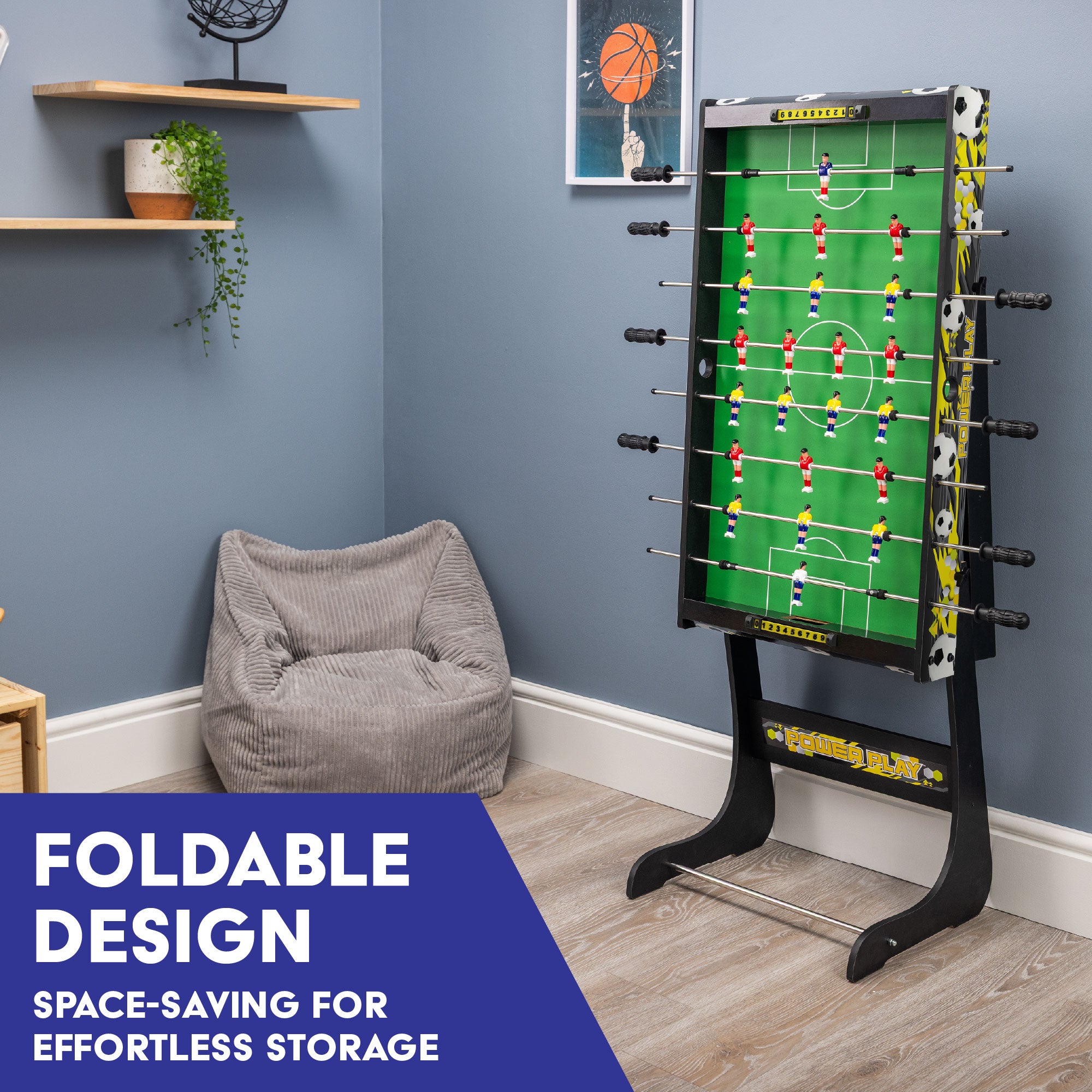 soccer table game with foldable design