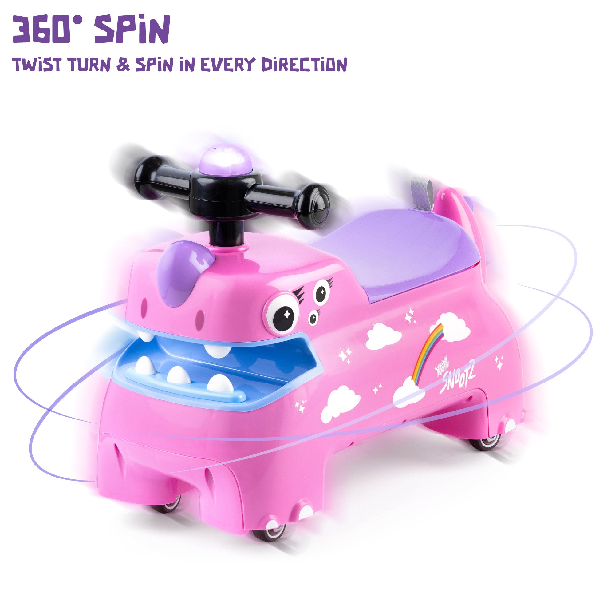 kids spinning ride on toy 