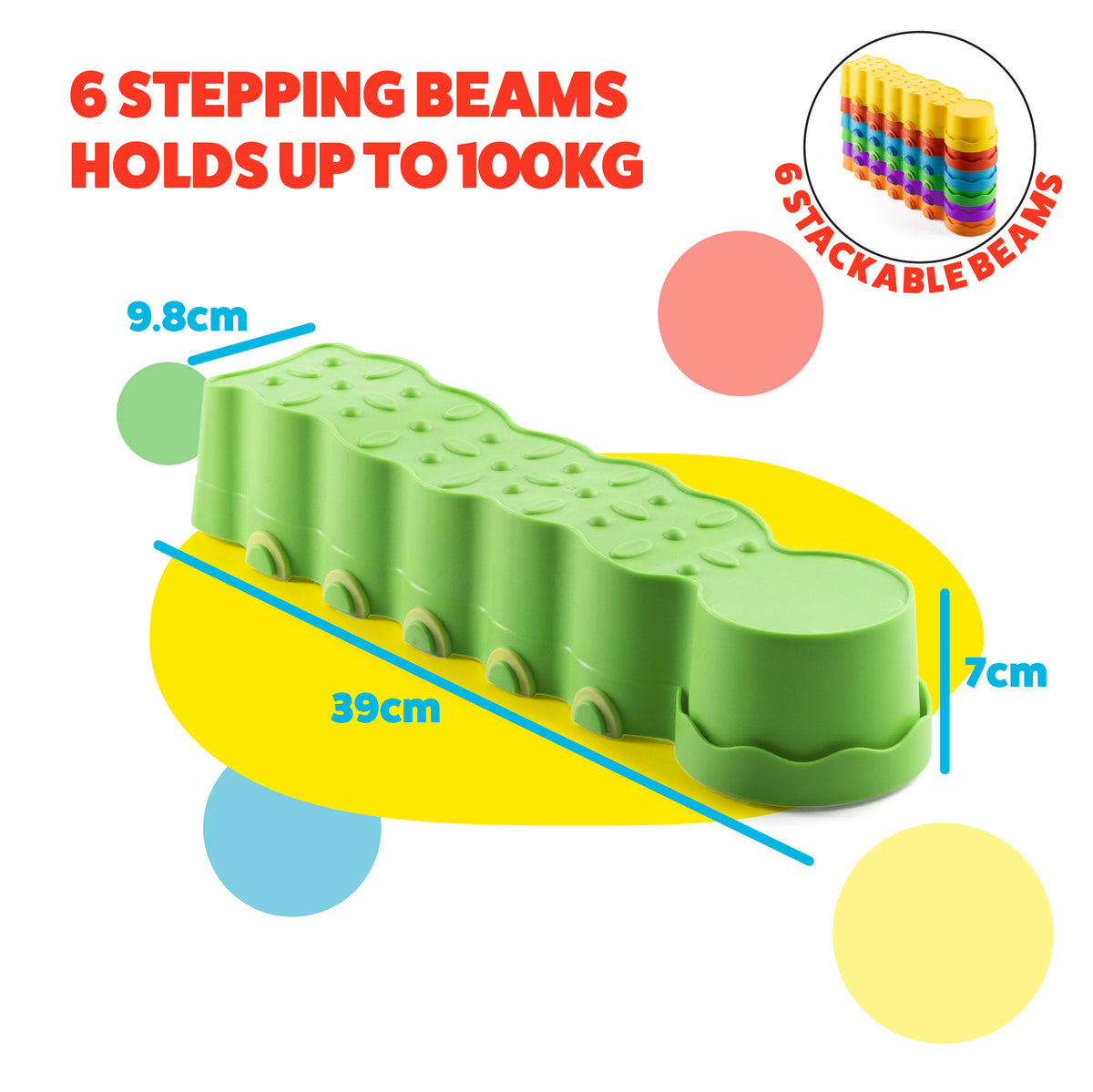 6 stackable stepping stones
