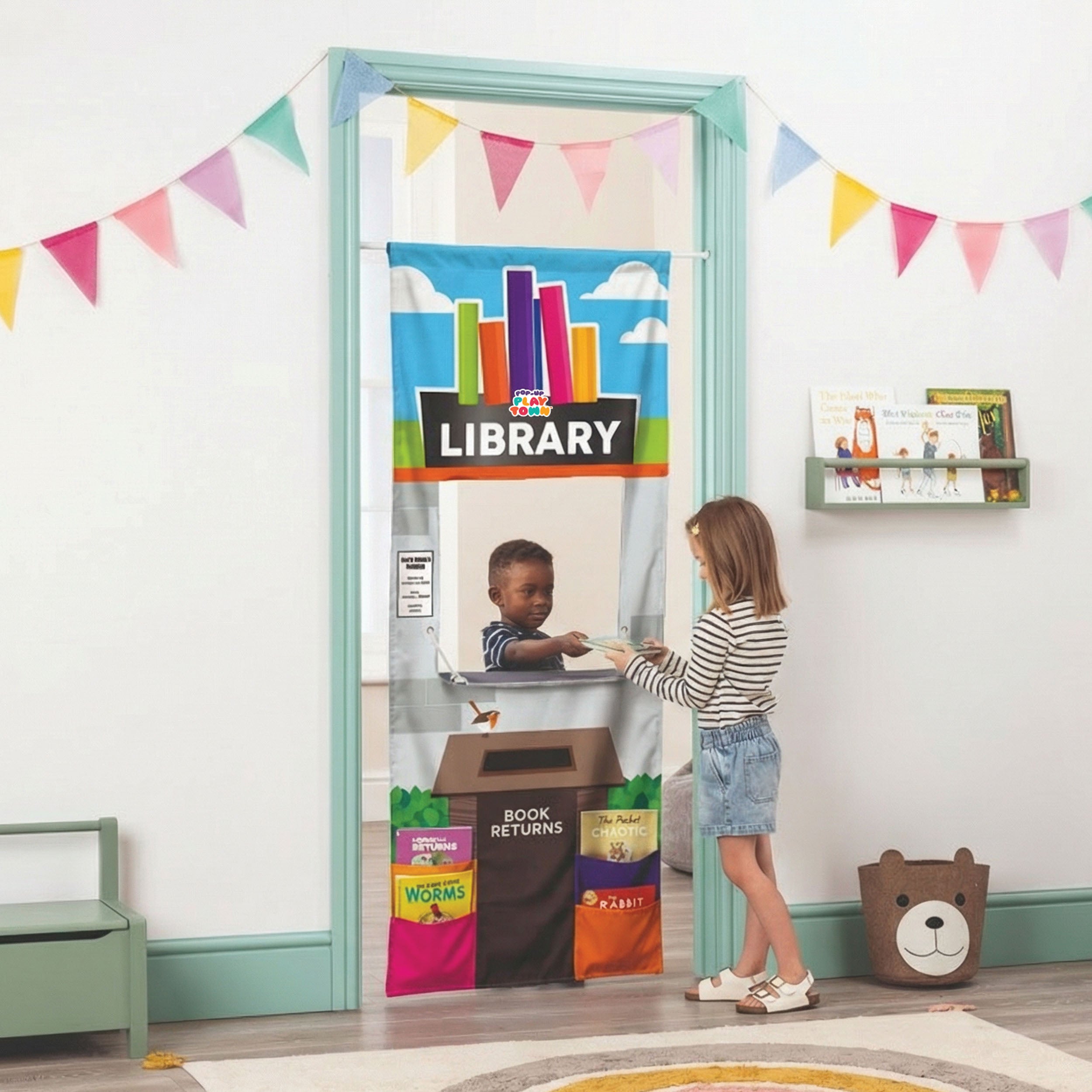 Kids library play set  