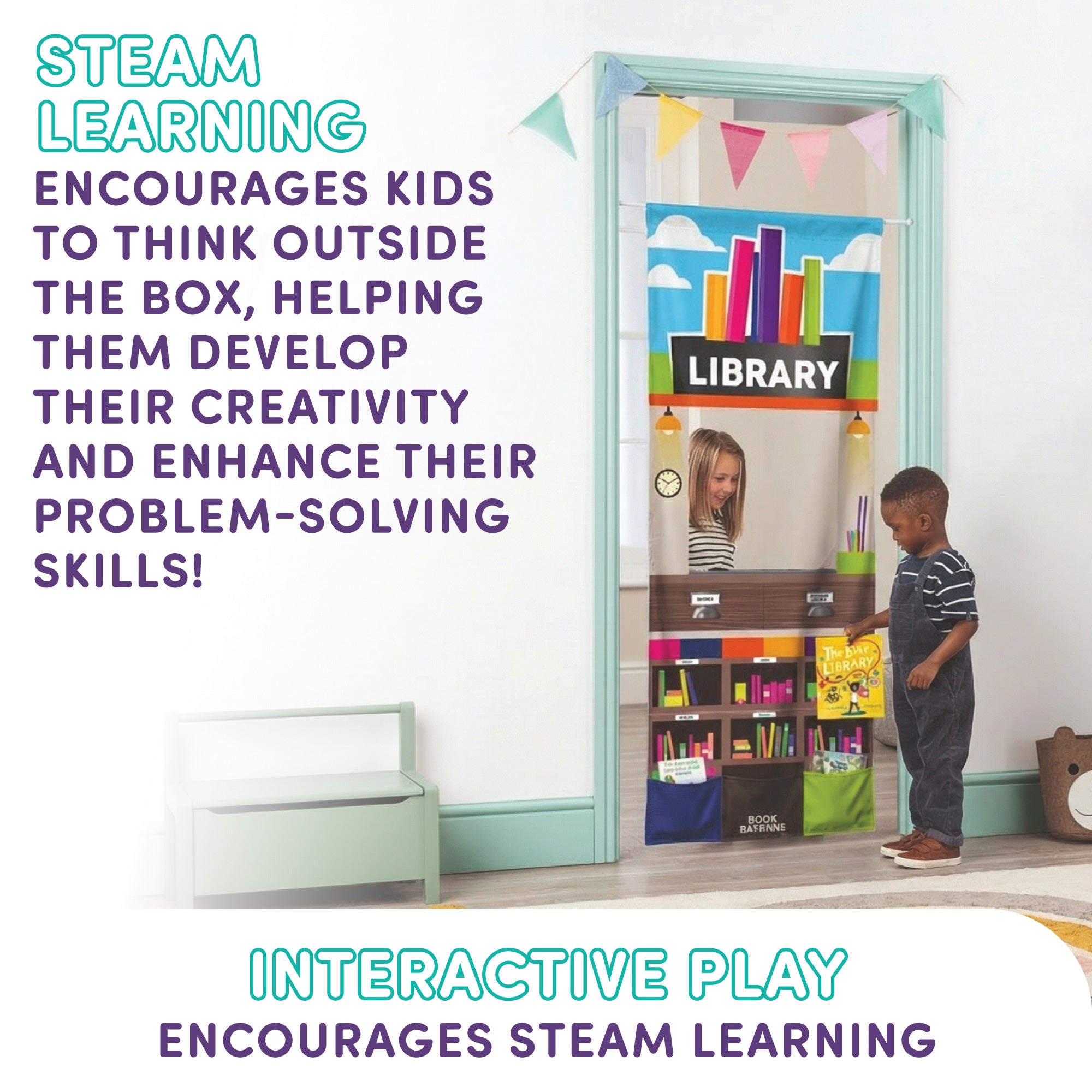 Library role play for kids
