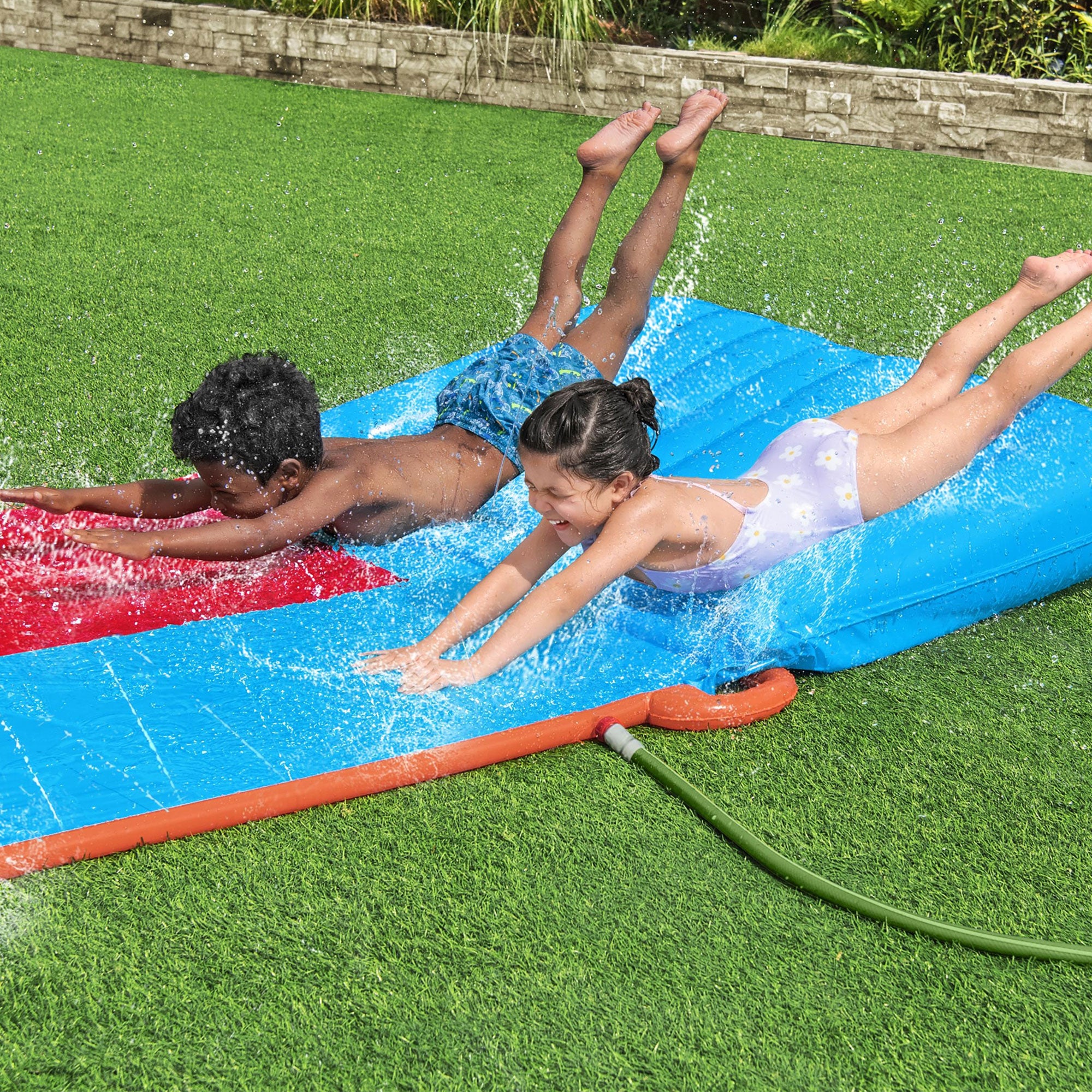 double water slide