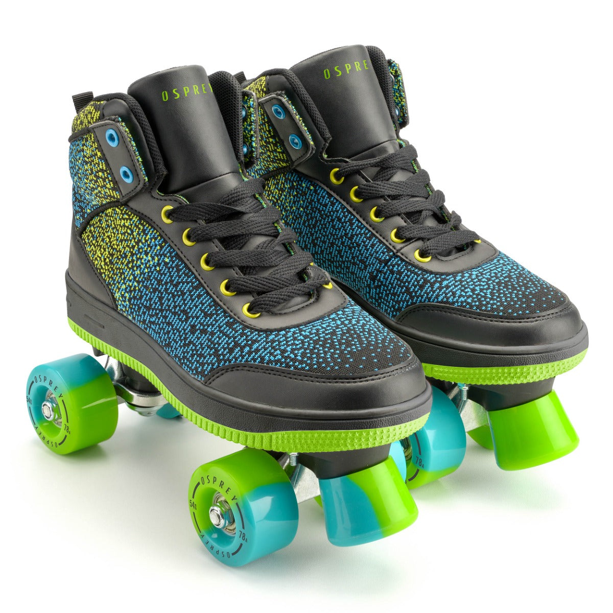 Mid Top Raver Roller Skates - Green