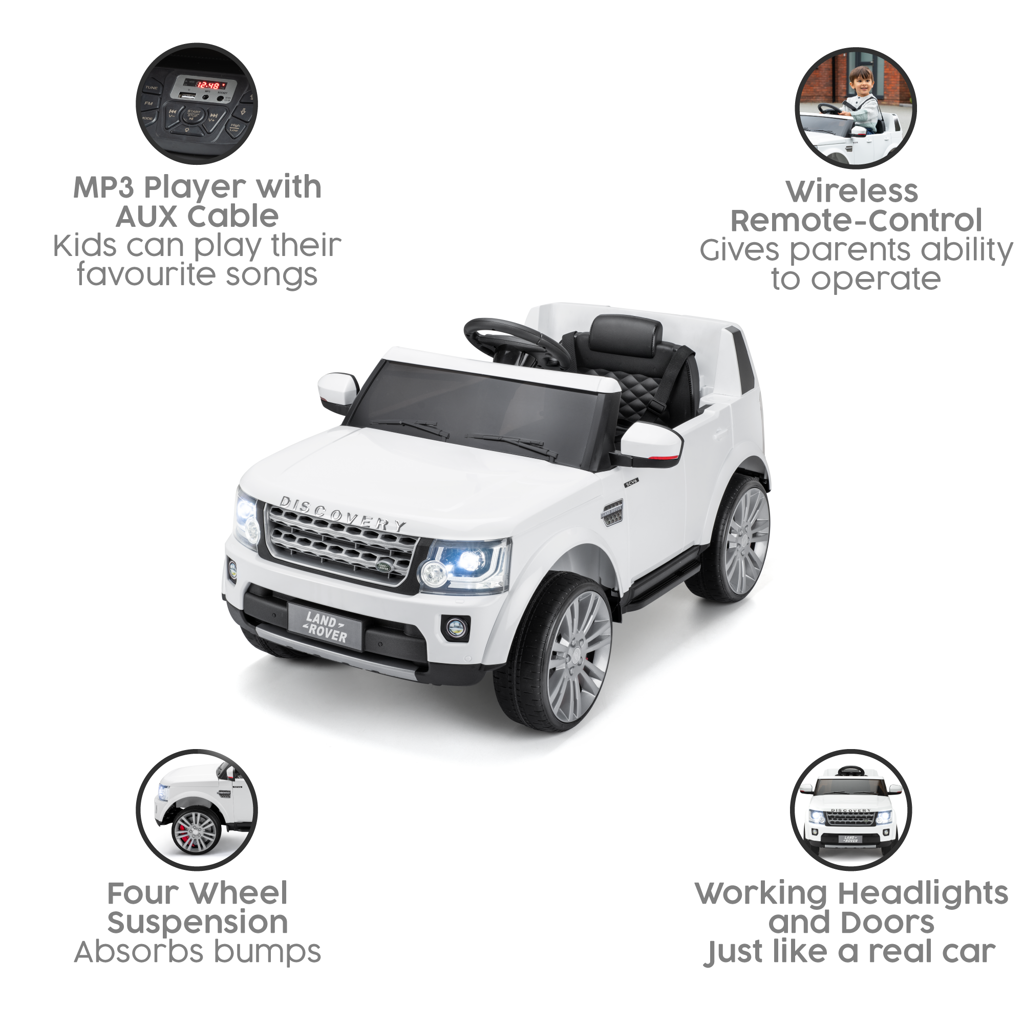 Land Rover Discovery Electric Ride-On Car