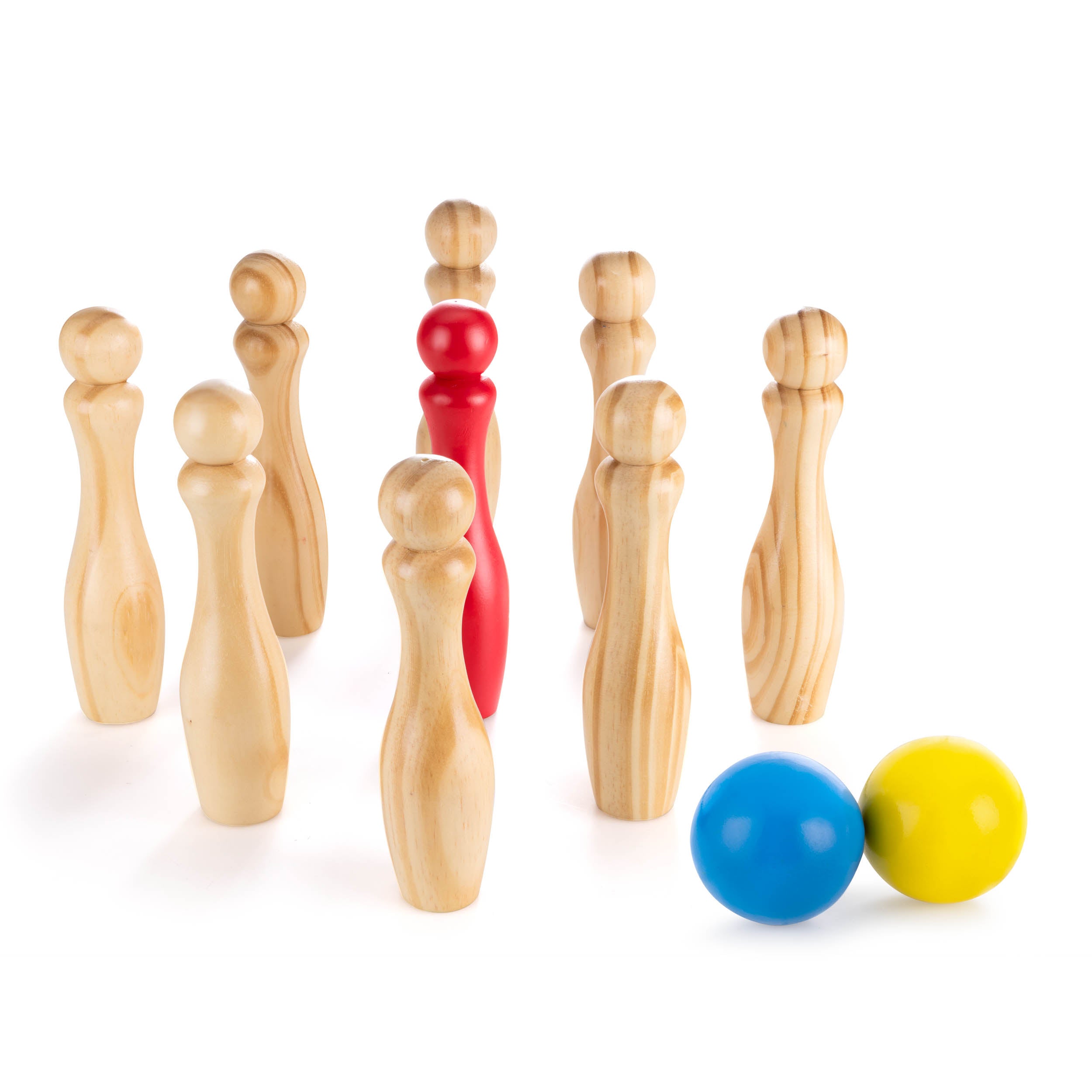 wooden skittles