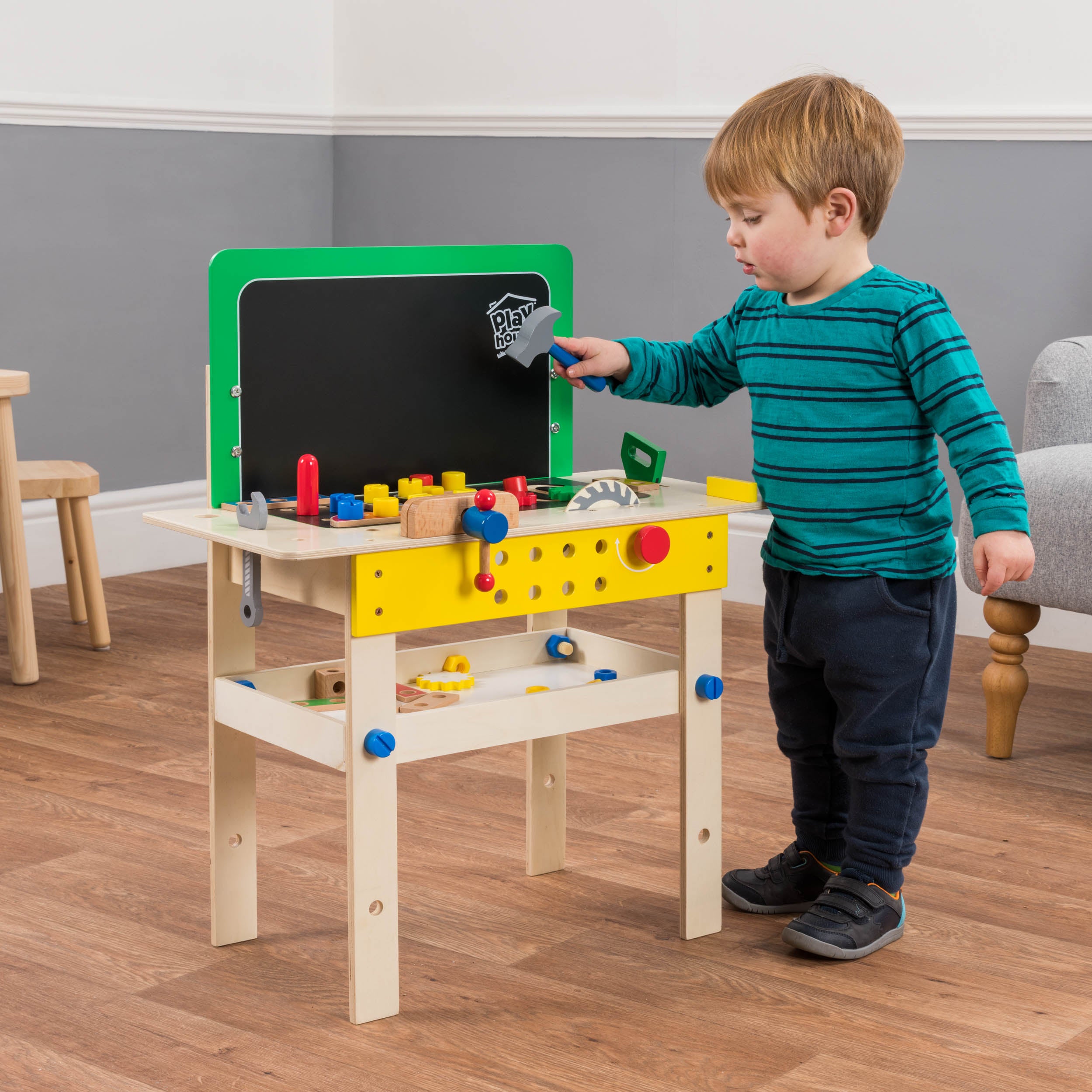 wooden workbench