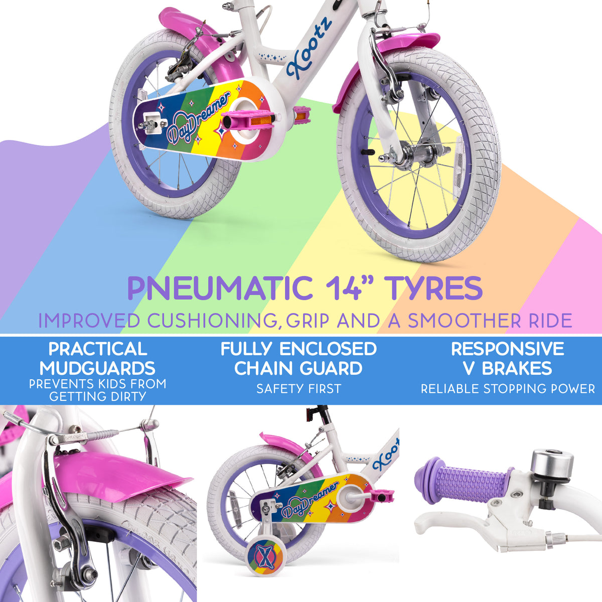 pre-assembled 14 inch bike for kids
