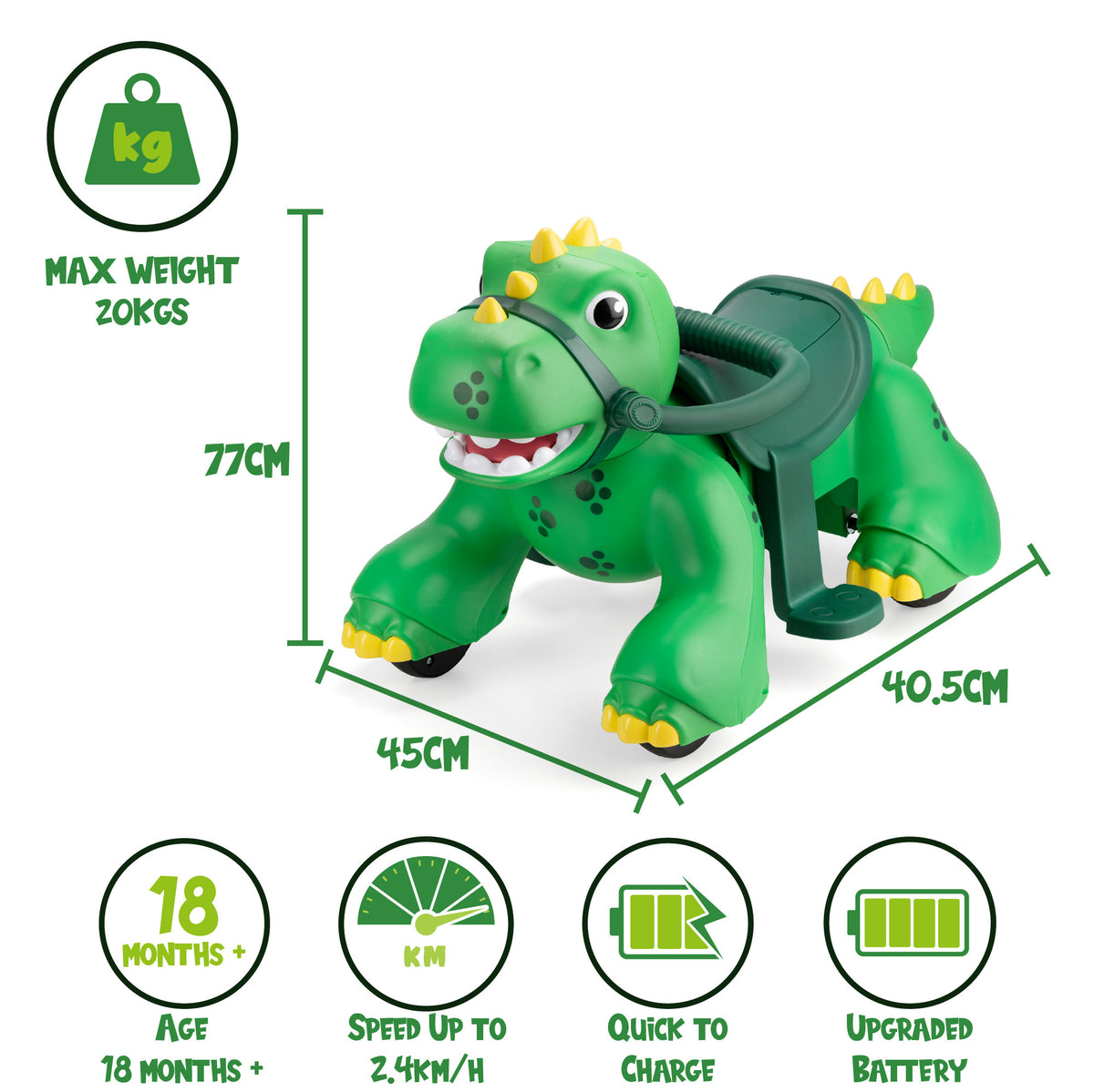 battery powered dinosaur toy  for long lasting use