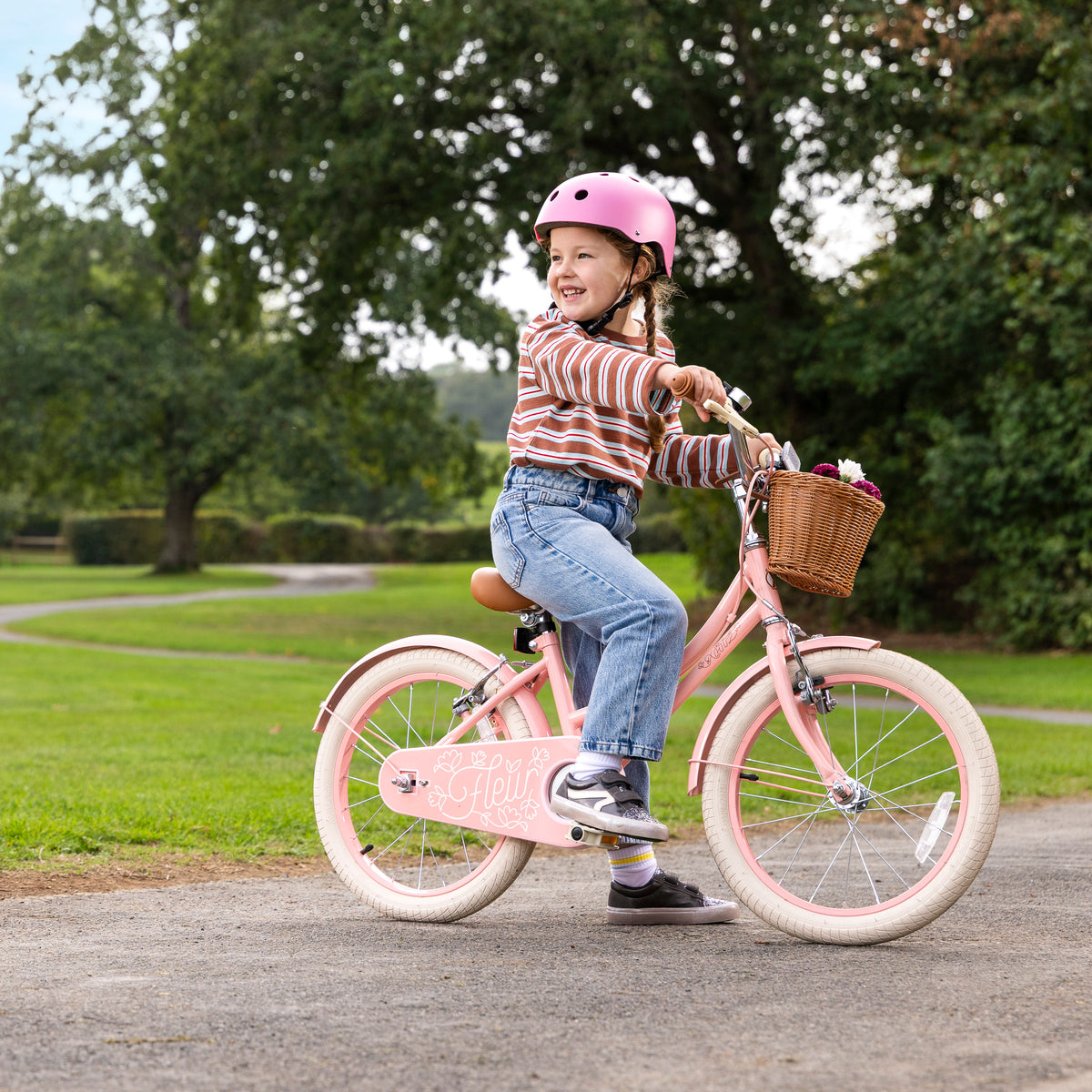 16-inch pink bike for girls