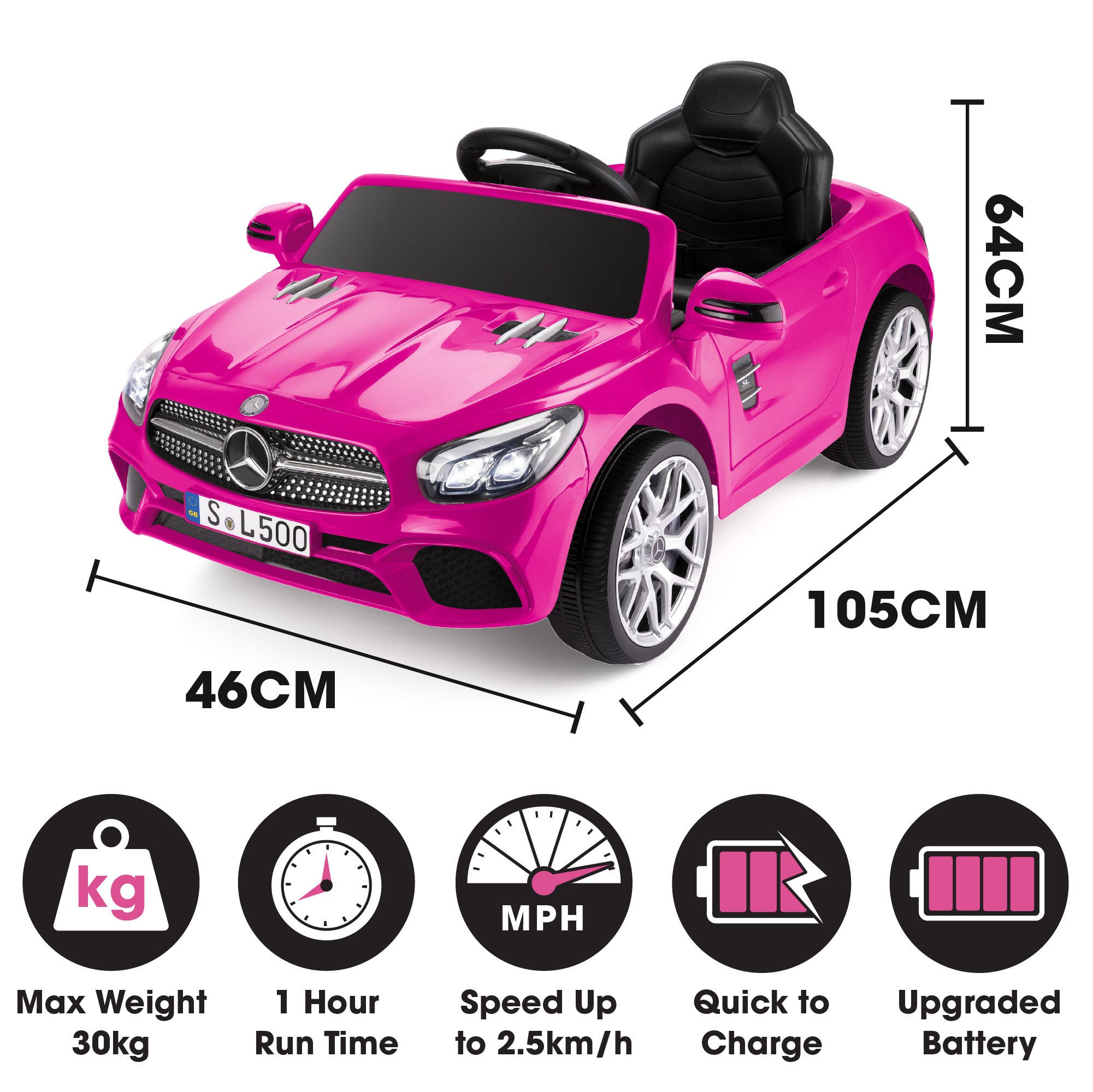 official licensed mercedes electric ride on