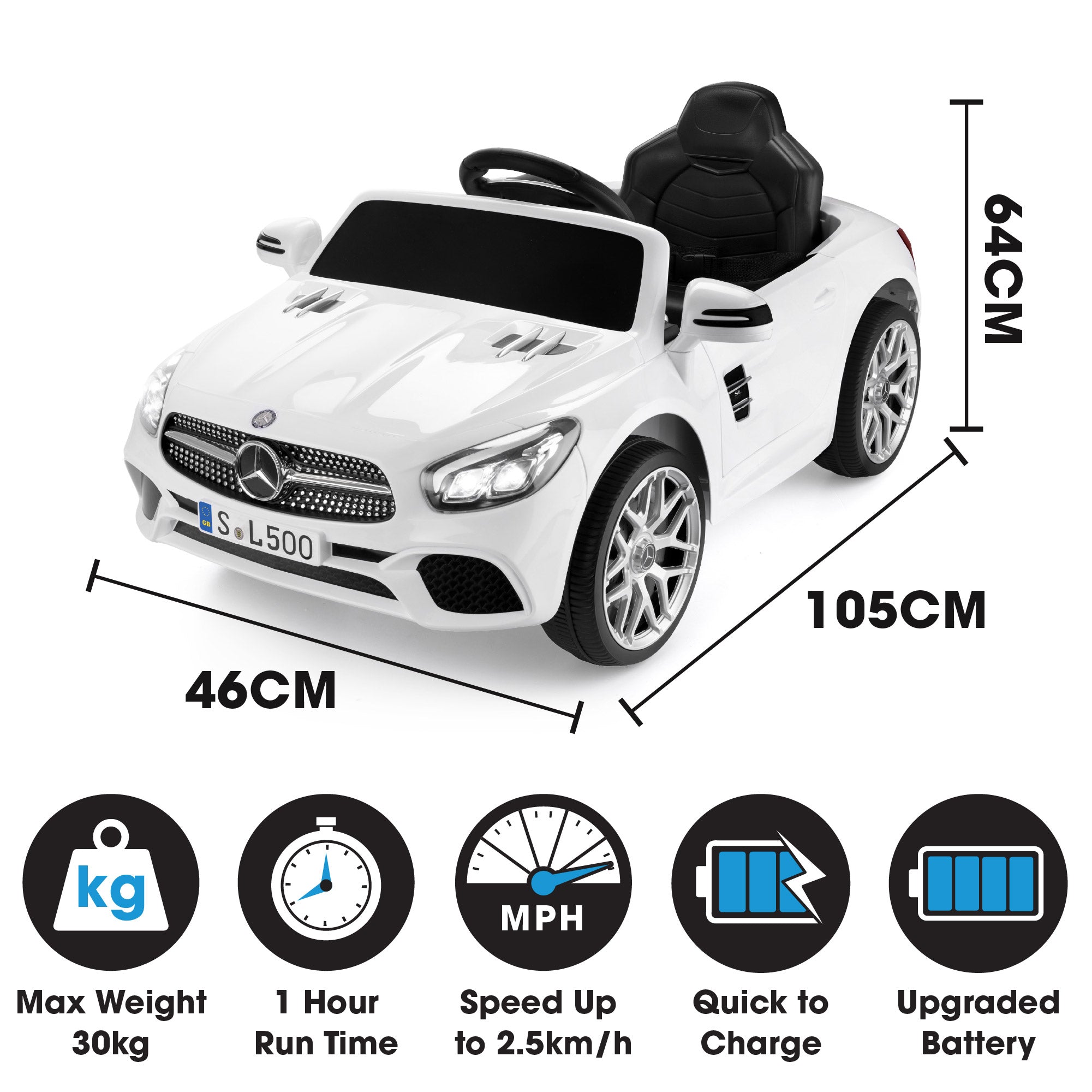premium mercedes ride on for kids